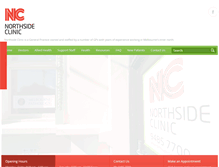 Tablet Screenshot of northsideclinic.net.au